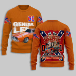 Gleammerch The Dukes of Hazzard Fashion Sweatshirt Gift For Fans