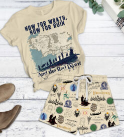 Gleammerch The Lord Of The Rings Short Pajamas Set