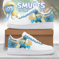 Gleammerch The Smurfs Air Low-Top Sneakers Shoes For Men And Women