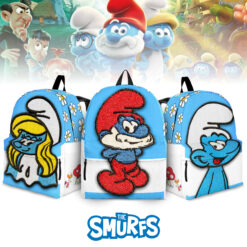 Gleammerch The Smurfs Customized Backpack PTL