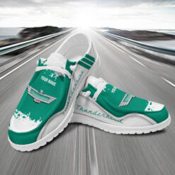 Gleammerch Thunderbirds Personalized Hey Dude Shoes For Men And Women