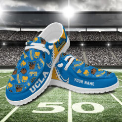 Gleammerch UCLA Bruins Personalized Hey Dude Shoes For Men And Women