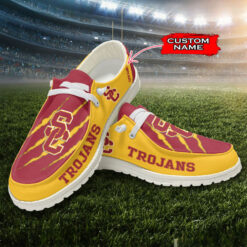 Gleammerch USC Trojans Personalized Hey Dude Shoes For Men And Women