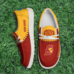 Gleammerch USC Trojans Personalized Hey Dude Shoes For Men And Women