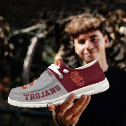 Gleammerch USC Trojans Personalized Hey Dude Shoes For Men And Women