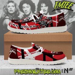 Gleammerch Van Halen Personalized Personalized Hey Dude Shoes For Men And Women