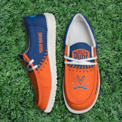 Gleammerch Virginia Cavaliers Personalized Hey Dude Shoes For Men And Women