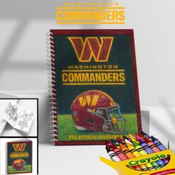 Gleammerch Washington Commanders Coloring Book Gift For Fans