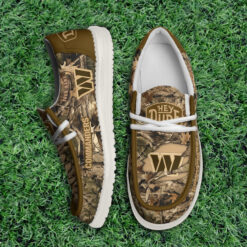 Gleammerch Washington Commanders Personalized Hey Dude Shoes For Men And Women