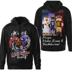 Gleammerch Washington Commanders Zip Hoodie Gift For Fan