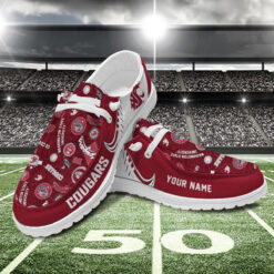 Gleammerch Washington State Cougars Personalized Hey Dude Shoes For Men And Women