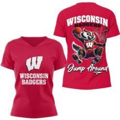 Gleammerch Wisconsin Badgers T-Shirt Gifts For Fans