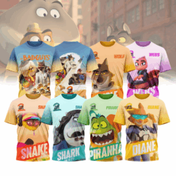 Gleammerch The Bad Guys 2 T-Shirt Gift For Fans