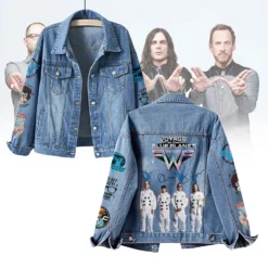 Gleammerch Weezer Band Music Denim Jacket Gift For Fans