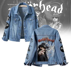 Gleammerch Motorhead Music Denim Jacket Gift For Fans