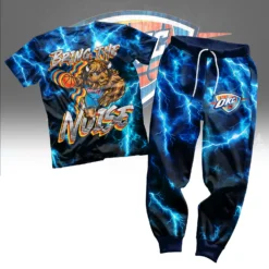 Gleammerch Oklahoma City Thunder x NBA Pajamas Set Gift For Fan