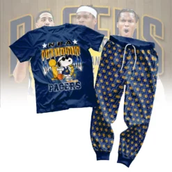 Gleammerch Indiana Pacers x NBA Pajamas Set Gift For Fan