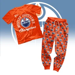 Gleammerch Edmonton Oilers x NHL Pajamas Set Gift For Fan