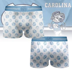 Gleammerch North Carolina Tar Heels NCAA Boxer Briefs Men’s Underwear Gift For Fans