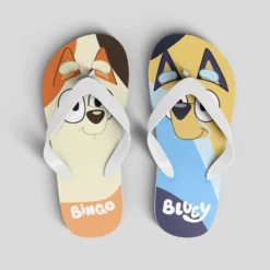 Gleammerch Bluey Flip Flops Gift For Fans