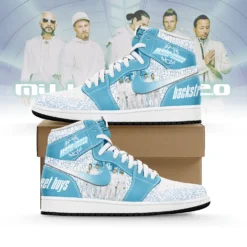 Gleammerch Backstreet Boys AJ1 High Sneakers Shoes For Men And Women