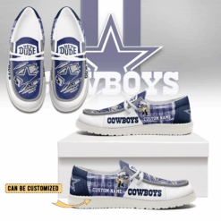 Gleammerch Dallas Cowboys Personalized Hey Dude Shoes For Men And Women
