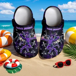 Gleammerch Black Sabbath Crocs Crocband Clogs Shoes Comfortable For Men Women and Kids