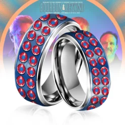 Gleammerch Phish Band Music Silver Tungsten Rings Gift For Fans