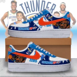Gleammerch Oklahoma City Thunder NBA Air Low-Top Sneakers Shoes For Men And Women