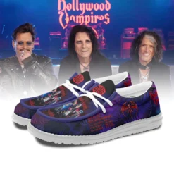Gleammerch Hollywood Vampires Personalized Hey Dude Shoes For Men And Women
