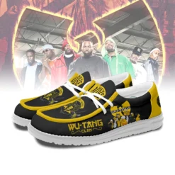 Gleammerch Wu Tang Clan Personalized Hey Dude Shoes For Men And Women
