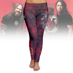 Gleammerch Slayer Band Yoga Pants Gift For Fans