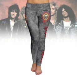 Gleammerch Guns N’ Roses Yoga Pants Gift For Fans
