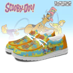 Gleammerch Scooby-Doo Personalized Hey Dude Shoes For Men And Women