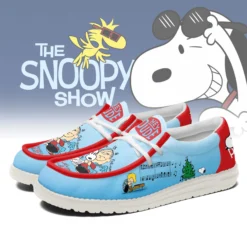 Gleammerch Snoopy Personalized Hey Dude Shoes For Men And Women