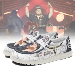 Gleammerch Luke Combs Personalized Hey Dude Shoes For Men And Women