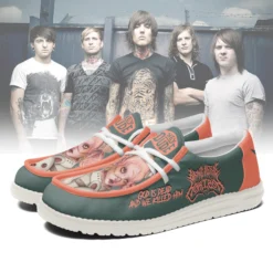 Gleammerch Bring Me The Horizon Personalized Hey Dude Shoes For Men And Women