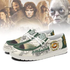 Gleammerch The Lord of the Rings Personalized Hey Dude Shoes For Men And Women