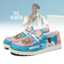 Gleammerch Tyler, the Creator Personalized Hey Dude Shoes For Men And Women