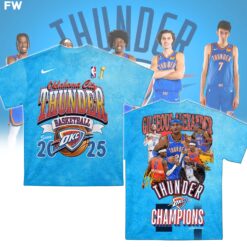 Gleammerch Oklahoma City Thunder NBA Personalized T-Shirt For Fan