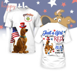 Gleammerch Scooby Doo x Independence Day T-Shirt For Fans