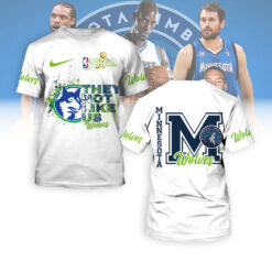 Gleammerch Minnesota Timberwolves NBA Personalized T-Shirt For Fan