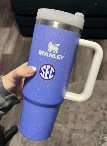 Click to view full screen Gleammerch Inside Out x Halloween Custom Stanley Quencher 40oz Stainless Steel Tumbler With Handle photo review