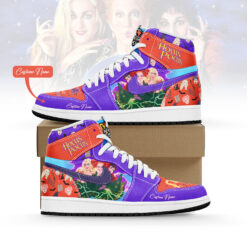 Gleammerch Hocus Pocus x Halloween AJ1 High Sneakers Shoes For Men And Women