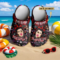 Gleammerch Yungblud x Halloween Crocs Crocband Clogs Shoes Comfortable For Men Women and Kids