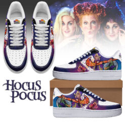 Gleammerch Hocus Pocus x Halloween Air Low-Top Sneakers Shoes For Men And Women