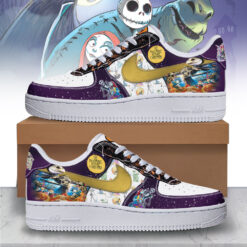 Gleammerch The Nightmare Before Christmas x Halloween Air Low-Top Sneakers Shoes For Men And Women