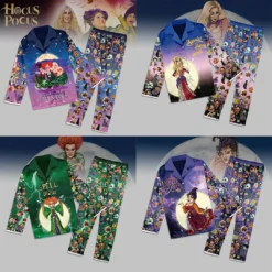 Gleammerch Hocus Pocus x Halloween Long Pajamas Special Gift For Fans