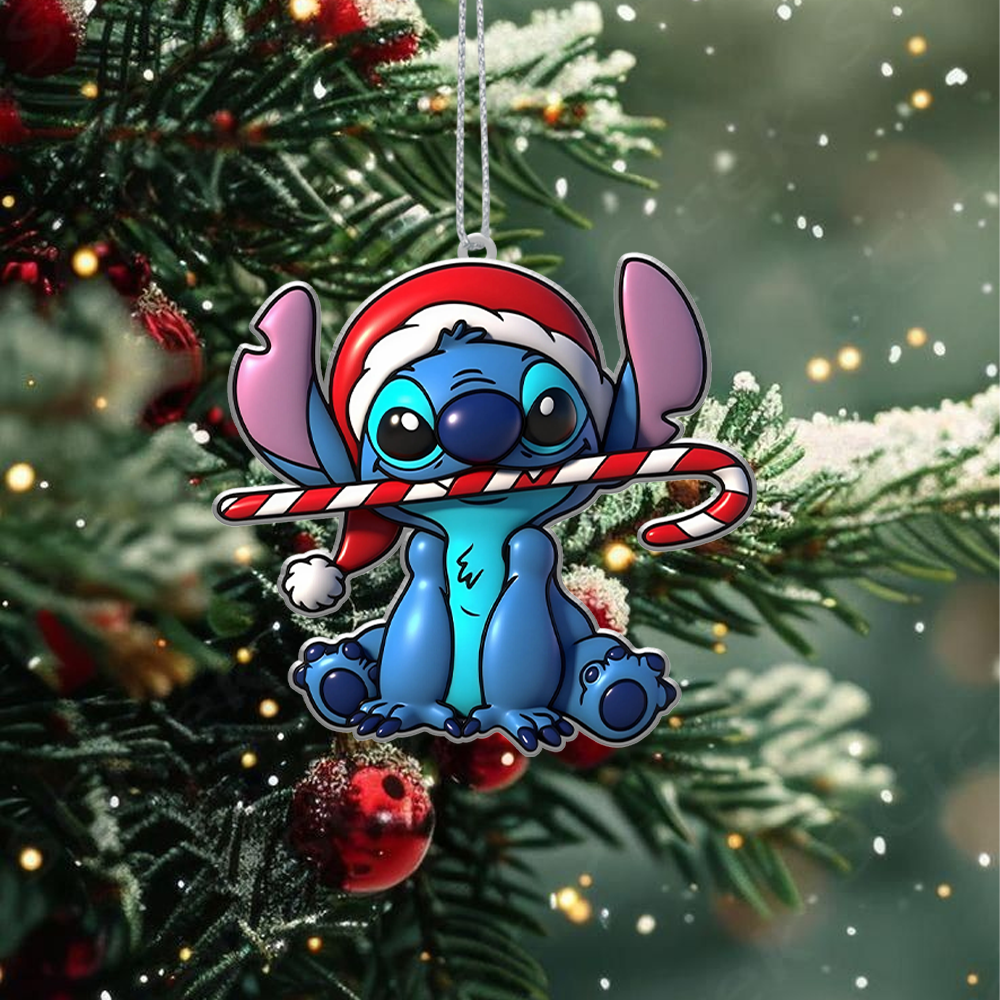 Gleammerch Lilo & Stitch x Christmas Acrylic Ornament Gift For Fans