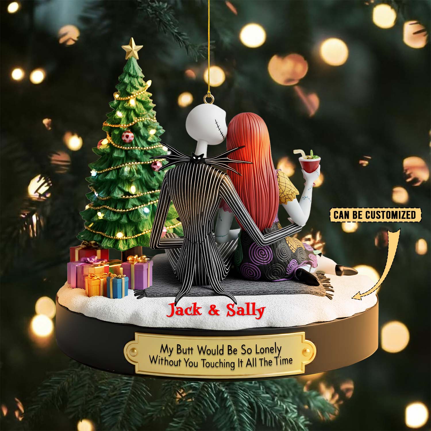 Gleammerch The Nightmare Before Christmas Acrylic Ornament Gift For Fans - Style 3